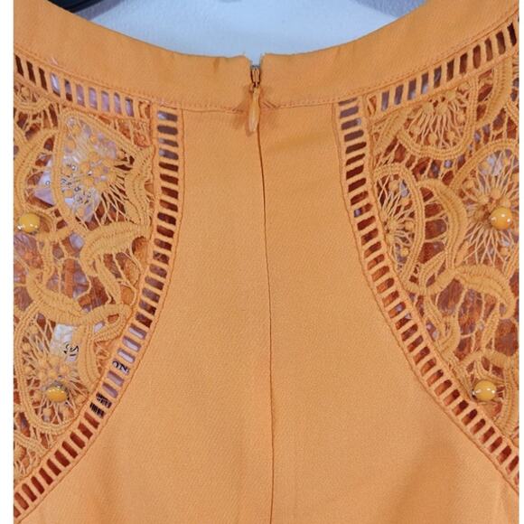 Esley Dress Womens Large Lace Embellished Sleeveless Dress Fun Summer NWT - Picture 5 of 8